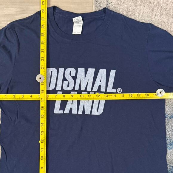 Banksy Genuine Authentic Dismaland Navy Blue Souvenir T-Shirt - Large - Rare - Picture 4 of 5